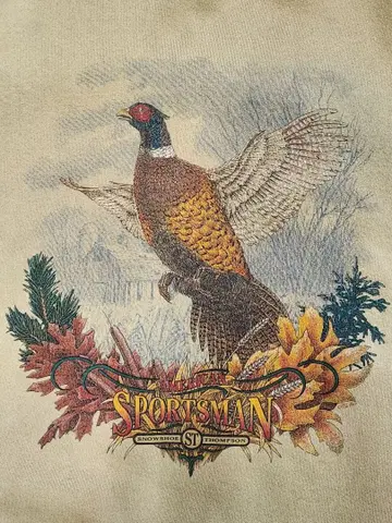 프린트 맨투맨 Snowshoe Thompson made in USA