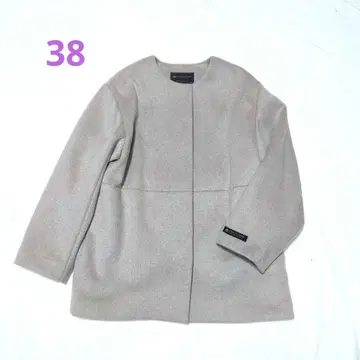 새상품급 저널 스탠다드 리룸 슈퍼 파인 비버 크루넥 코트