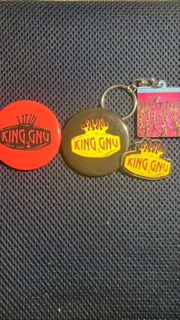 KING GNU 캔뱃지 4개 세트