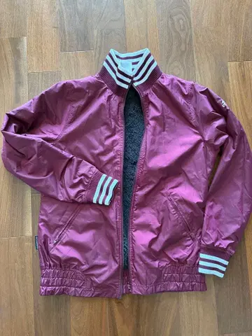 adidas 블루종 스트라이프 옷깃 L