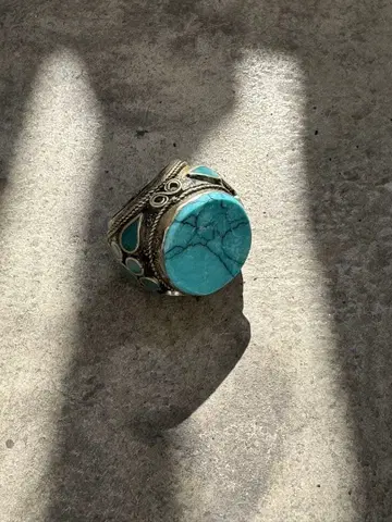터콰이즈 블루 보헤미안 반지