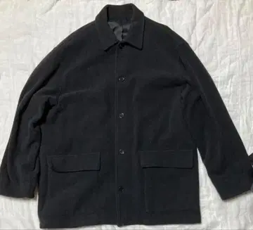 90s BARNEYS NEW YORK 이탈리아제 캐시미어 혼방 하프 코트