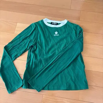 MARY QUANT 그린 긴팔 T셔츠