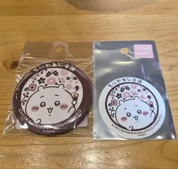 치이카와 (먼작귀) 모구모구 본점 로고 캔뱃지 스티커