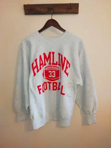 90s Champion Reverse Weave XL 삼단 프린트