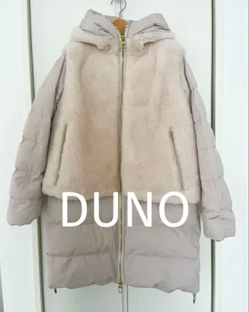 컨디션 최상 DUNO 무스탕 다운 코트 size44