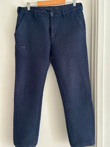 빔즈 골프 네이비 퀼팅 팬츠 남성 의류 M