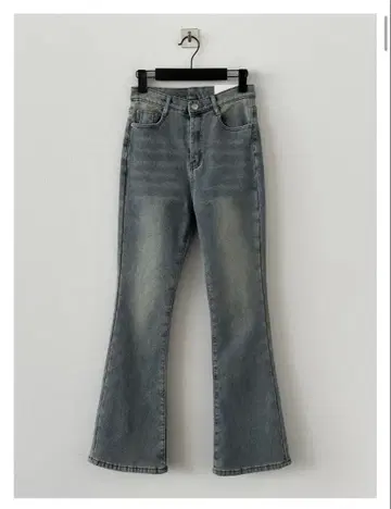 [택 포함 새상품!] 가격 인하 불가 한국 속기모 / 부츠컷 데님 그레이