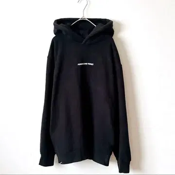 아줄바이마우지 후드 맨투맨 블랙 기모 원단 상의 긴팔 리브