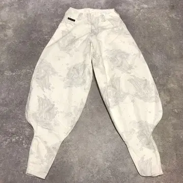 도라이치 초초롱 팬츠 일본풍 패턴 잉어 벚꽃 니카즈봉 작업복