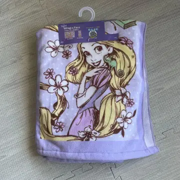 라푼젤 랩 타월 & 페이스 타월 세트 수영장