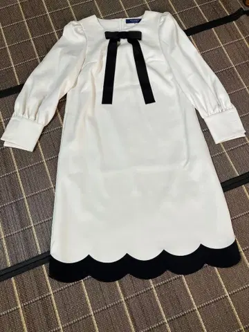 M'S GRACY 화이트 블랙 원피스 38