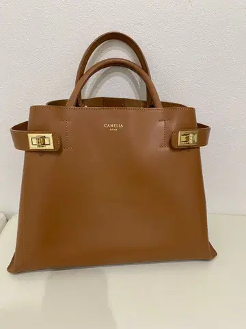 CAMELIA ROMA 까멜리아 로마 가죽 핸드백