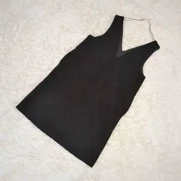 로페피크닉 오버롤 스커트 점프 스커트 블랙 사이즈 38 레이온 혼방