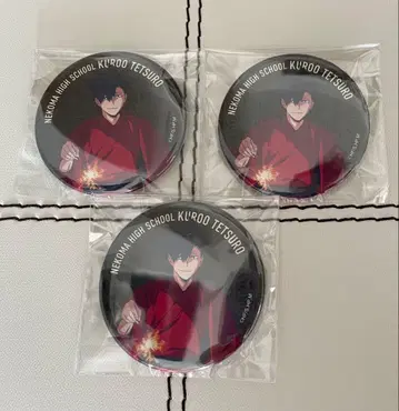 하이큐 쿠로오 테츠로 가을 축제 캔뱃지