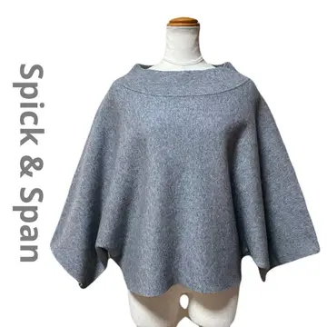 새상품급 Spick & Span 스픽 앤 스팬 아크릴 니트 그레이