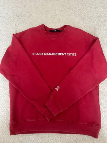 LMC 맨투맨 빨간색 M