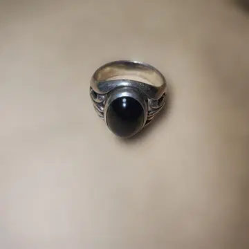 엠즈 컬렉션 실버 반지 오닉스 925 Silver 액세서리 M's