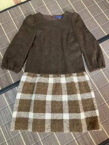 M'S GRACY 원피스 38 브라운 체크