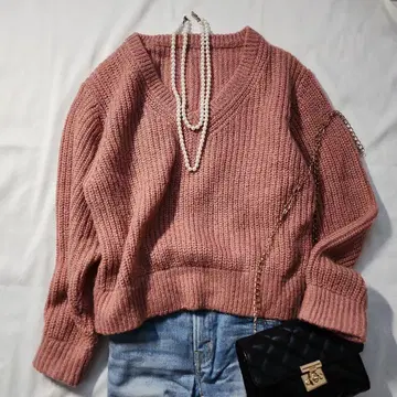 새상품급 스픽 앤 스팬 로 게이지 모헤어 풀오버 니트 스웨터