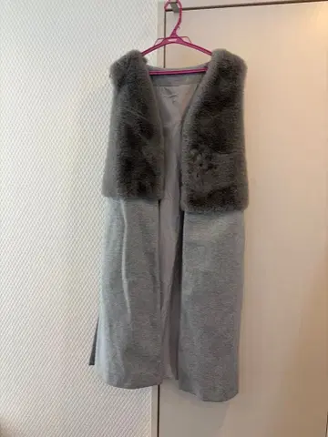 인조 모피 베스트