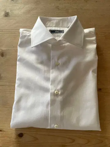 SHIPS 이지 다리미 무지 옥스퍼드 와이드 칼라 셔츠 41