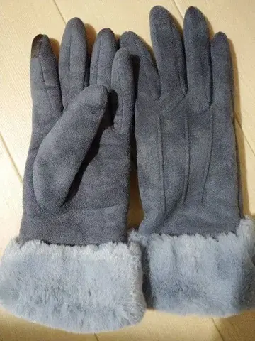 페이크 스웨이드 장갑