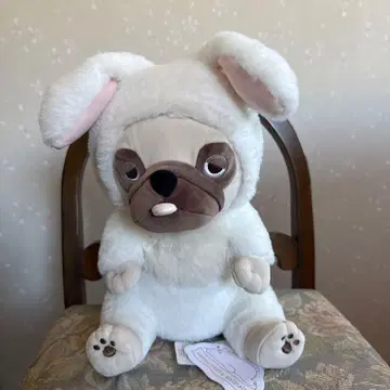 넨넨 애니멀즈 토끼를 쓴 퍼그 하나 M 사이즈