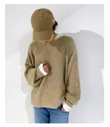 ap studio 실크 니트 풀오버