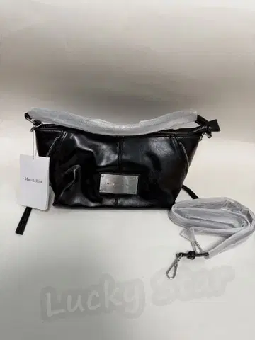 Matin Kim 블랙 가죽 숄더백