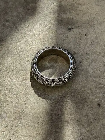 파충류 비늘 스테인리스 반지 18~19호