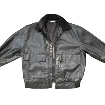 [ cussil/ ] PU 보아 플라이트 자켓/블루종 보아 탈부착 가능