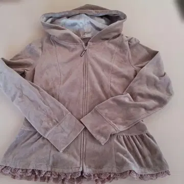 새상품 L'EST ROSE (레스트로즈) 벨로아 후드티