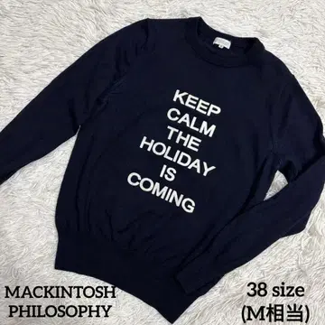 MACKINTOSH PHILOSOPHY 로고 니트 울 100% M