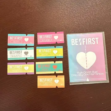 BE:FIRST Bye-Good-Bye 스티커 세트