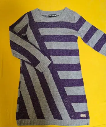 [ MARY QUANT 스트라이프 니트 원피스 ]