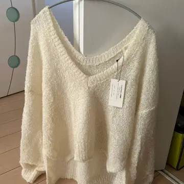 차오패닉 CIAOPANIC TYPY 니트 화이트 니트 겨울 의류