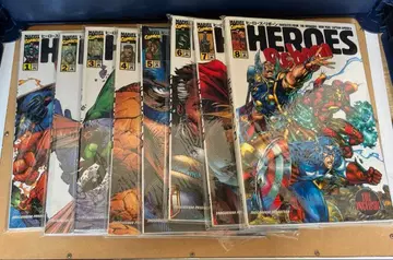 MARVEL 히어로즈 리본 전권 세트 (오비 없음)