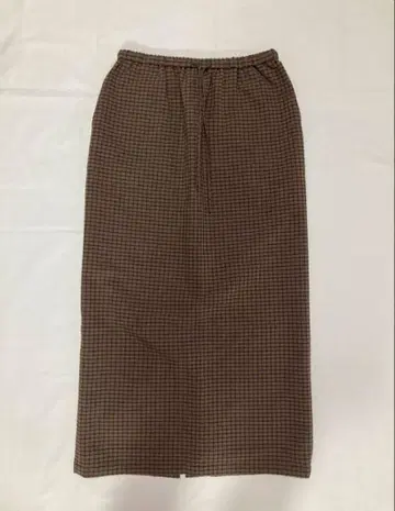 어반 리서치 체크 스커트