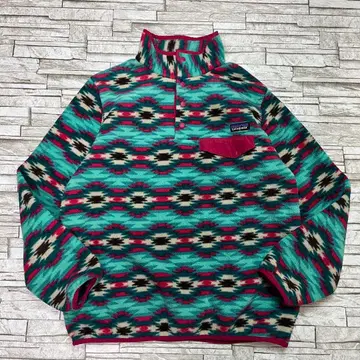 Patagonia 신틸라 스냅T 올 패턴 네이티브 무늬 플리스
