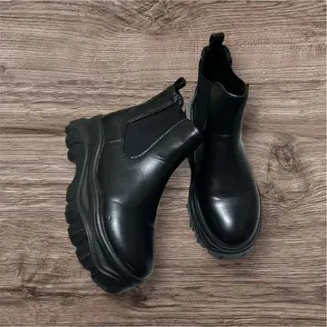 Fabby fabby 청키힐 스니커즈 부츠