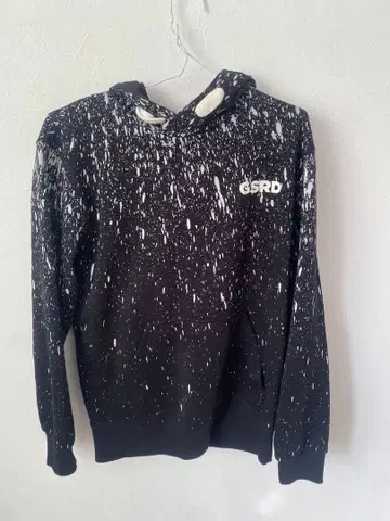 지스타 로우 스플래터 패턴 후드티 XS 새상품급