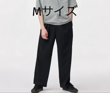 새상품급 gu 배럴 레그 슬랙스 2색 세트 M