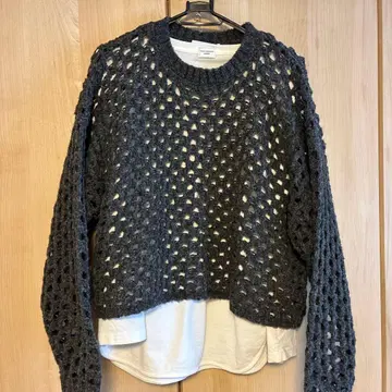 2025 신상 MARMARIMAR 로우게이지 니트 풀오버