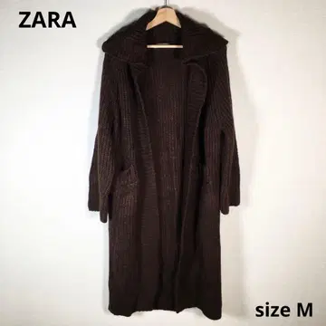 상태 좋음 ZARA 자라 니트 가디건 롱 가디건 M