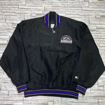 90s STARTER MLB 키즈 나일론 풀오버 하프 지퍼