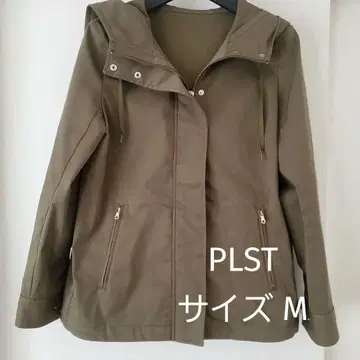 PLST A라인 마운틴 후드티 카키색