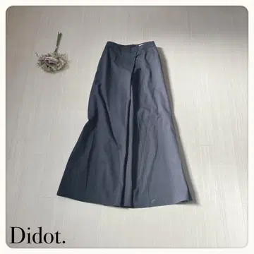 [새상품급] Didot. 코튼 100% 롱 스커트 네이비 포켓 부착