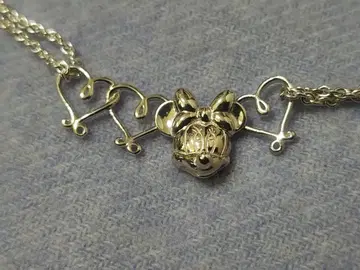 [ 미사용 ] Disney 미니 마우스 목걸이 925 실버 빈티지