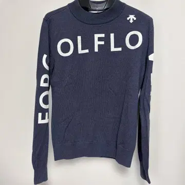 데상트 골프 크루넥 스웨터 니트